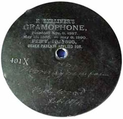 Berliner's Gramophone 401